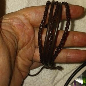 Handmade Leather Unisex Bracelet